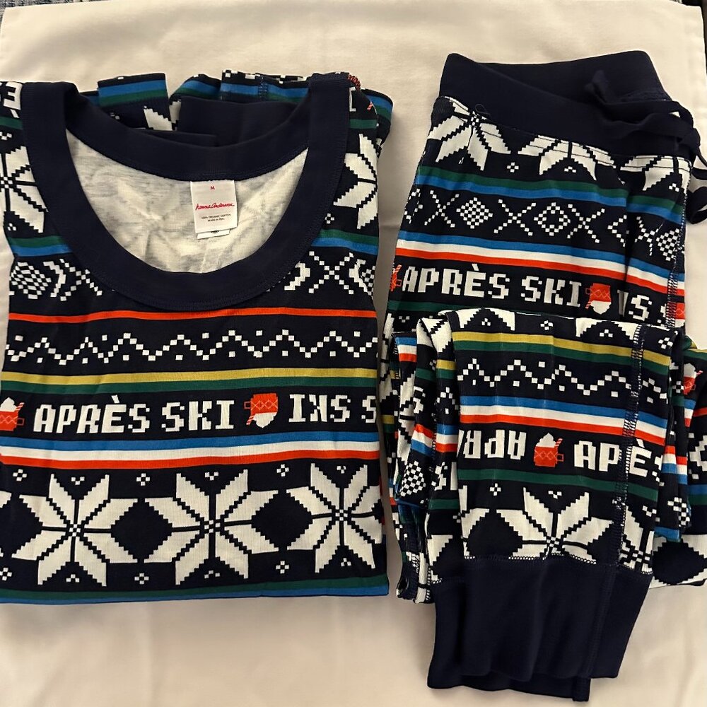 Holiday Pajamas - Hanna Andersson Apres Ski Pajama Set - Size SM/MED